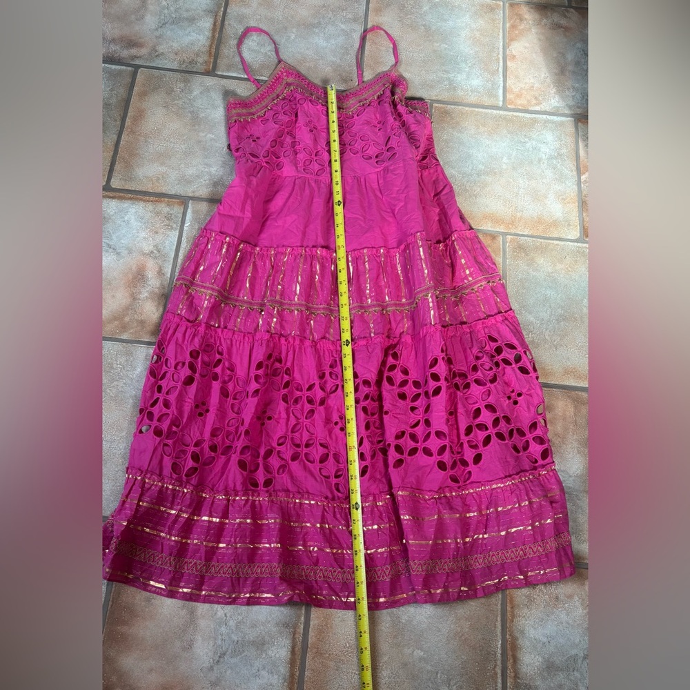 Women’s XL pink Farmers Market tiered dress - Picture 15 of 16